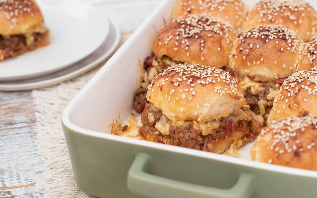 Cheeseburger Slider Bake