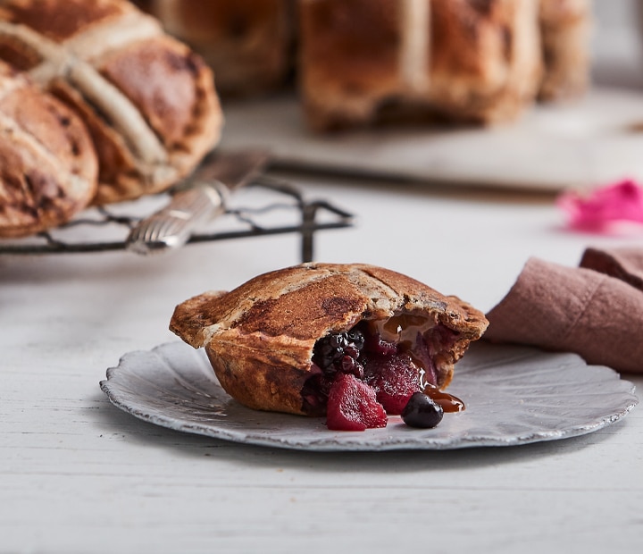 Hot Cross Bun Pies