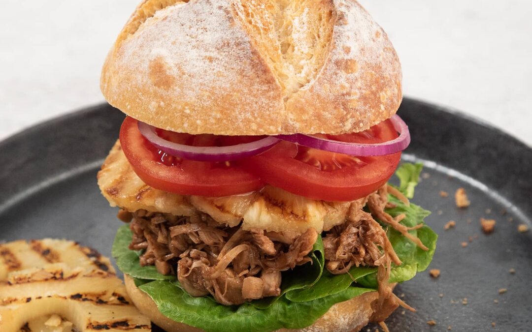 Jackfruit Vegan Pulled Pork Burger