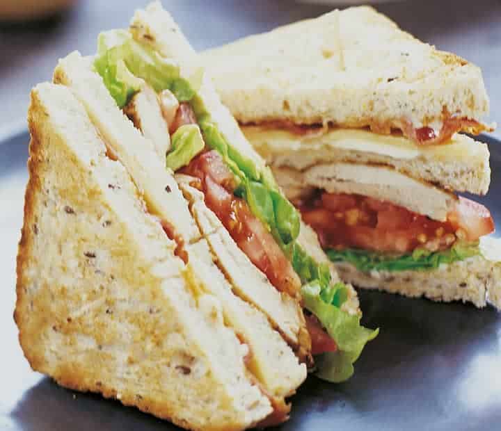Marinated Chicken Club Sandwich