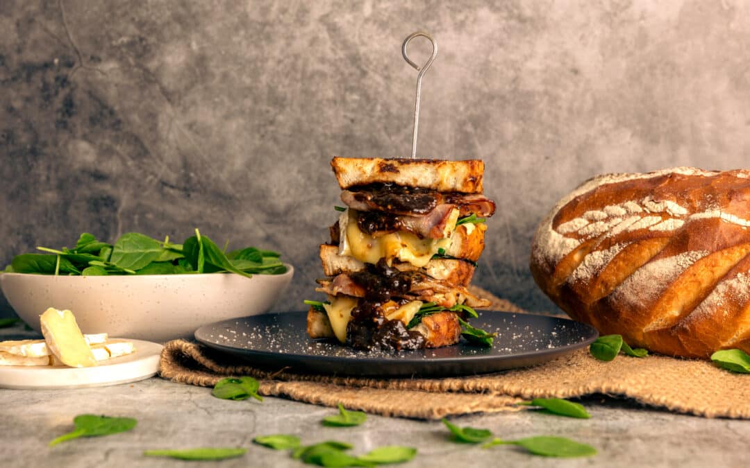 Gourmet Bacon and Brie Toastie