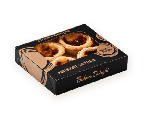 Portuguese Custard Tart 4-Pack