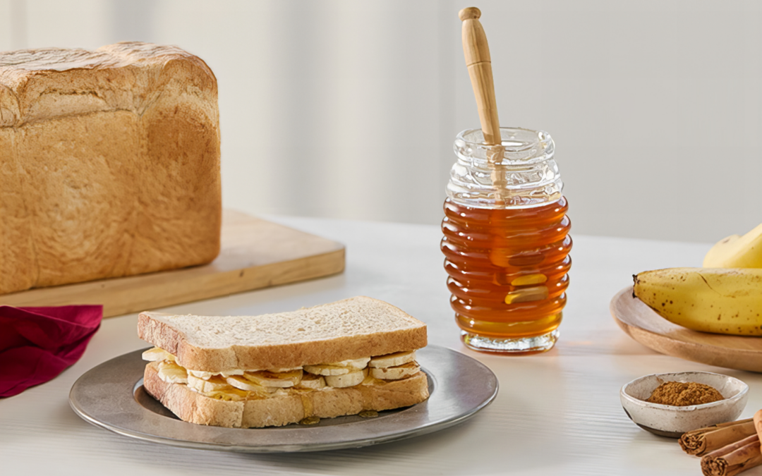 Banana, Honey & Cinnamon Sandwich