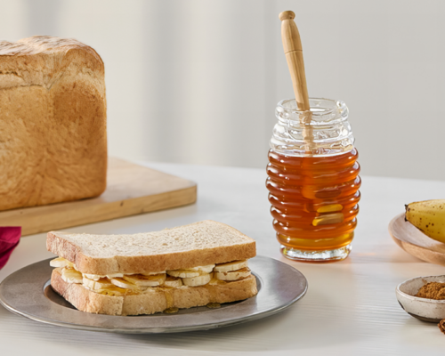 Banana, Honey & Cinnamon Sandwich