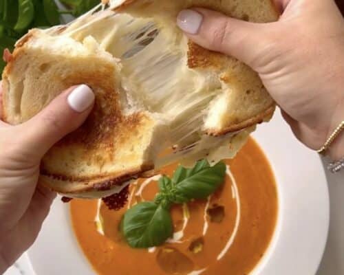 Tomato Soup & Sourdough Cheese Toasties
