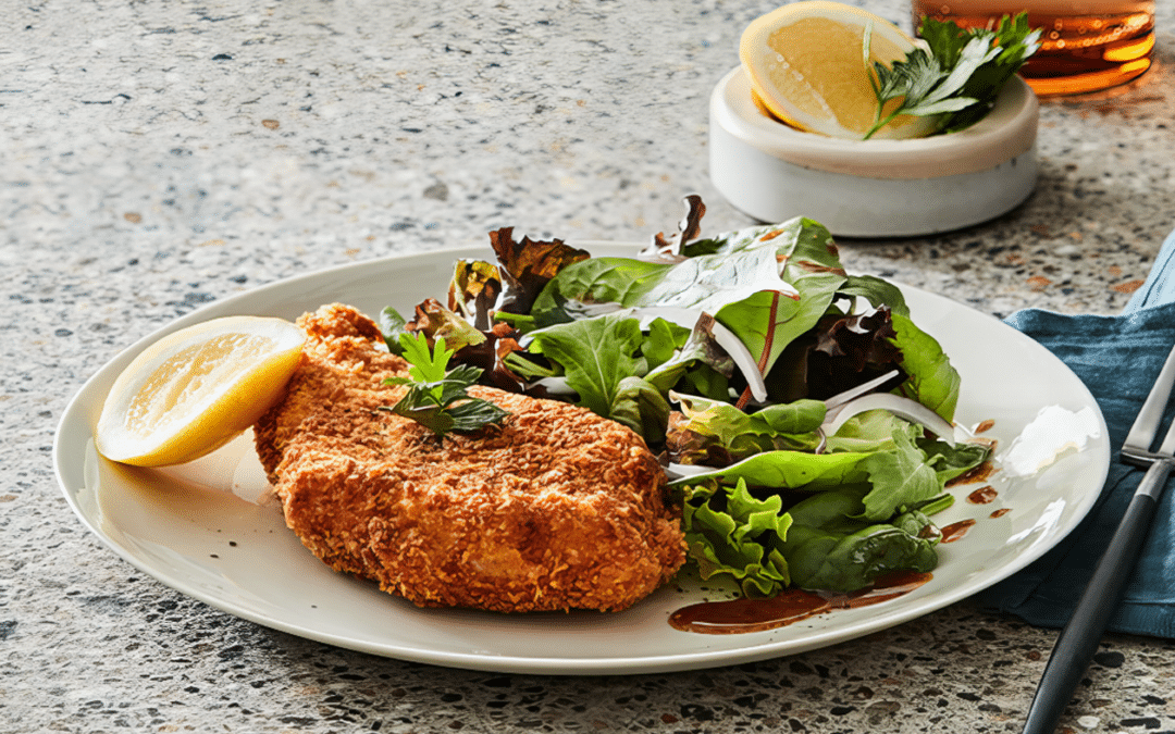 Crumbed Chicken & Garden Salad