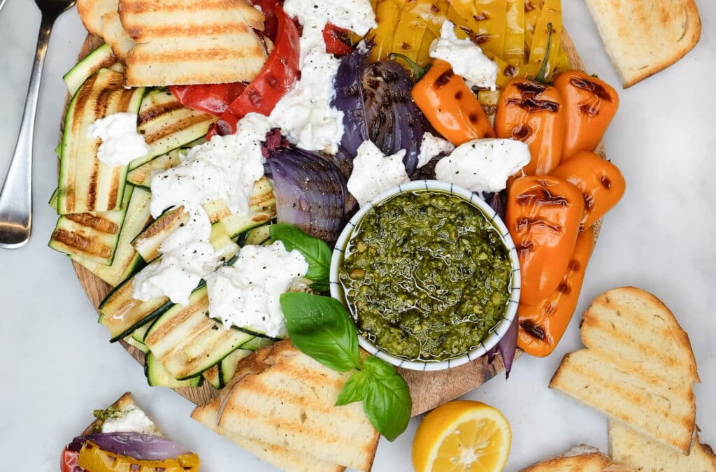 Grilled Mediterranean Vegetable Platter
