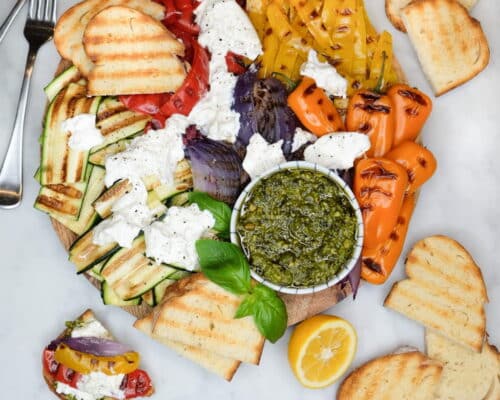 Grilled Mediterranean Vegetable Platter