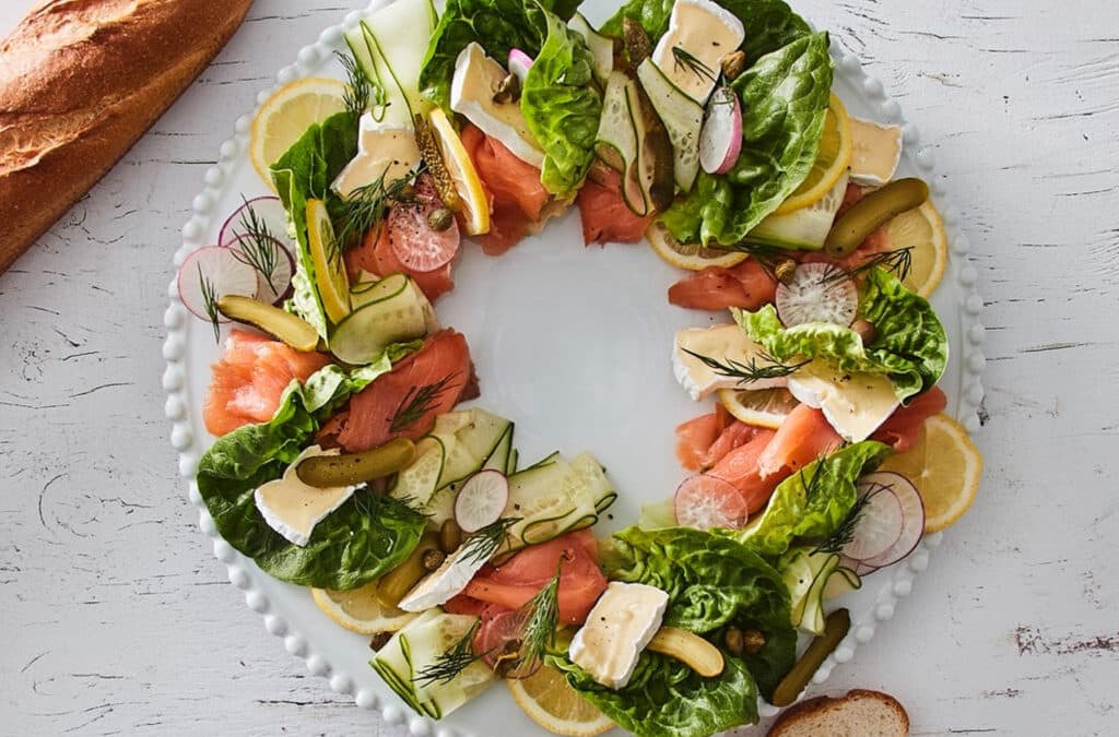 Smoked Salmon Wreath