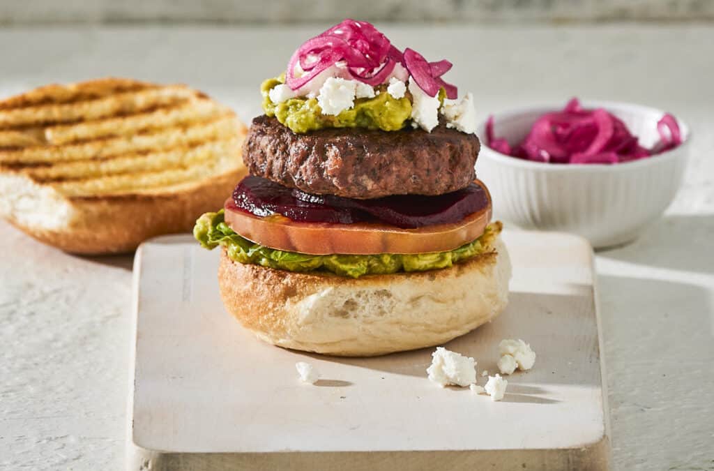 Avocado & Feta Burger