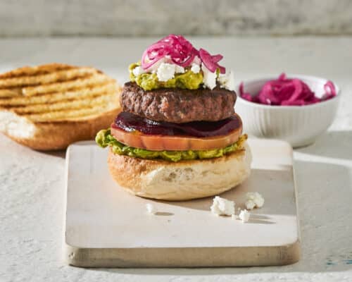 Avocado & Feta Burger