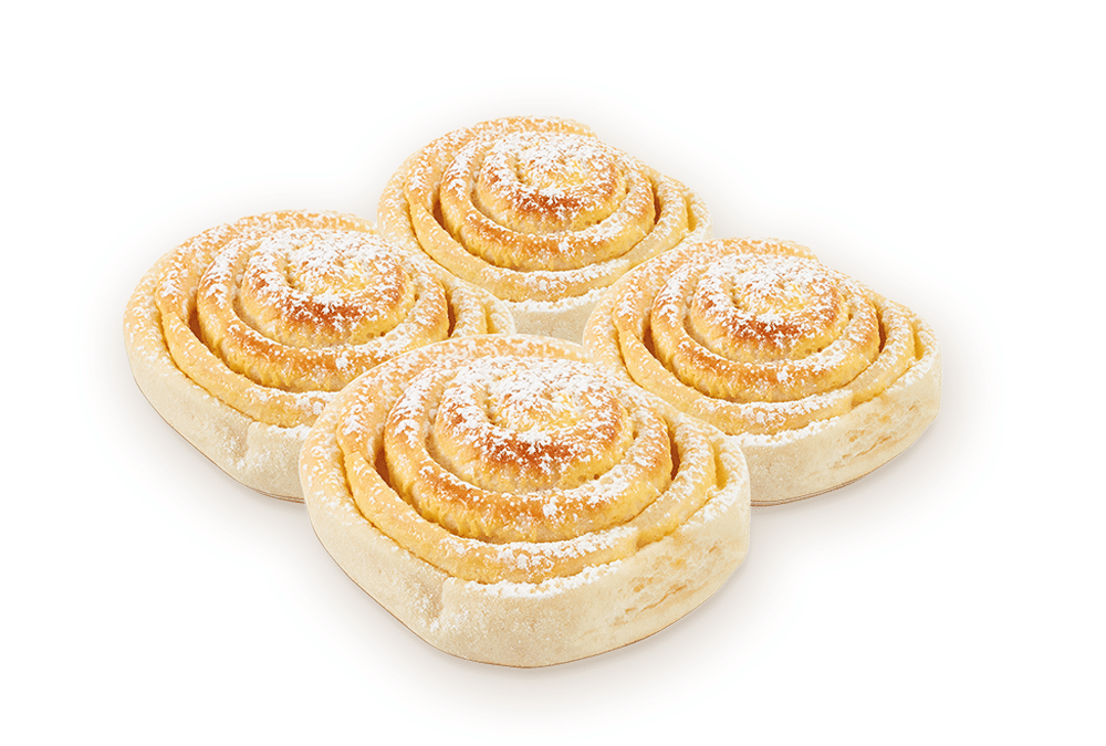 Mini Custard Scroll 4 Pack