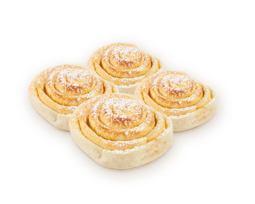 Mini Custard Scroll 4 Pack