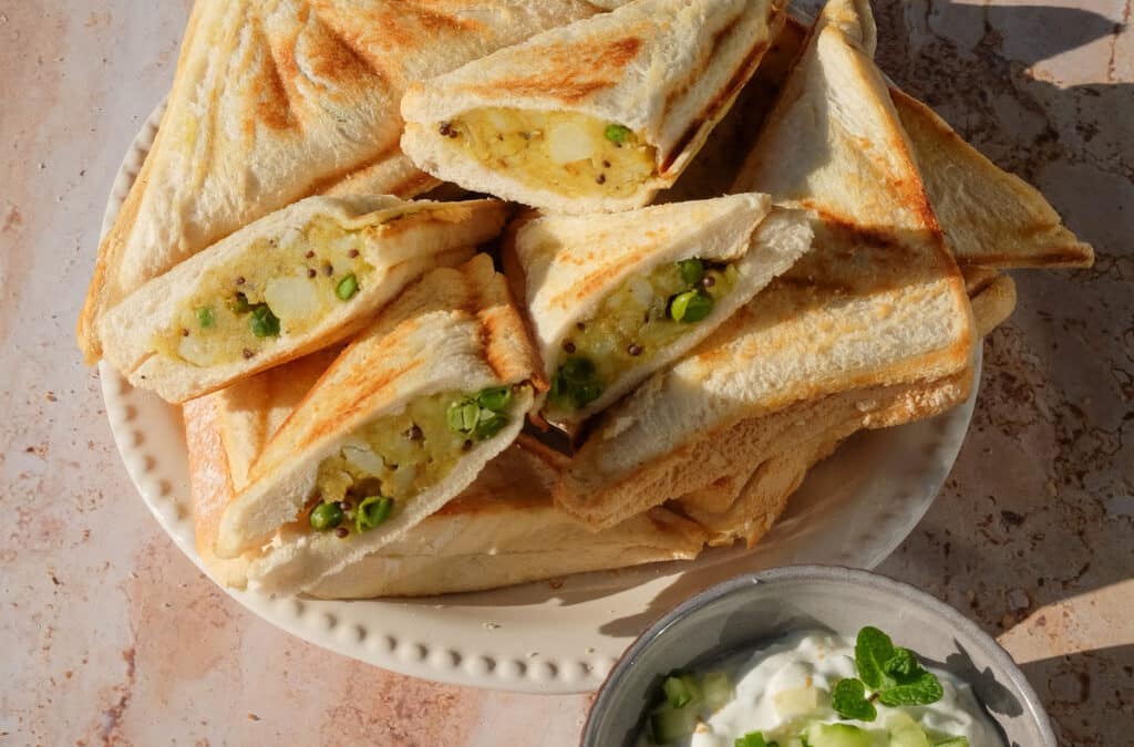 Samosa Jaffle Bites
