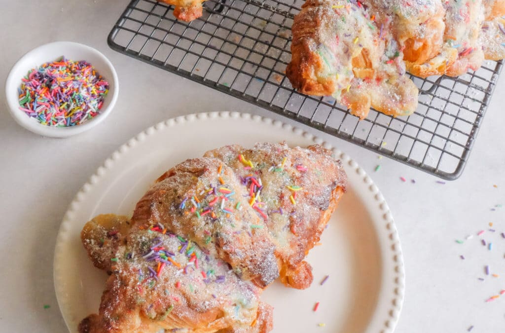 Birthday Cake Croissants Recipe