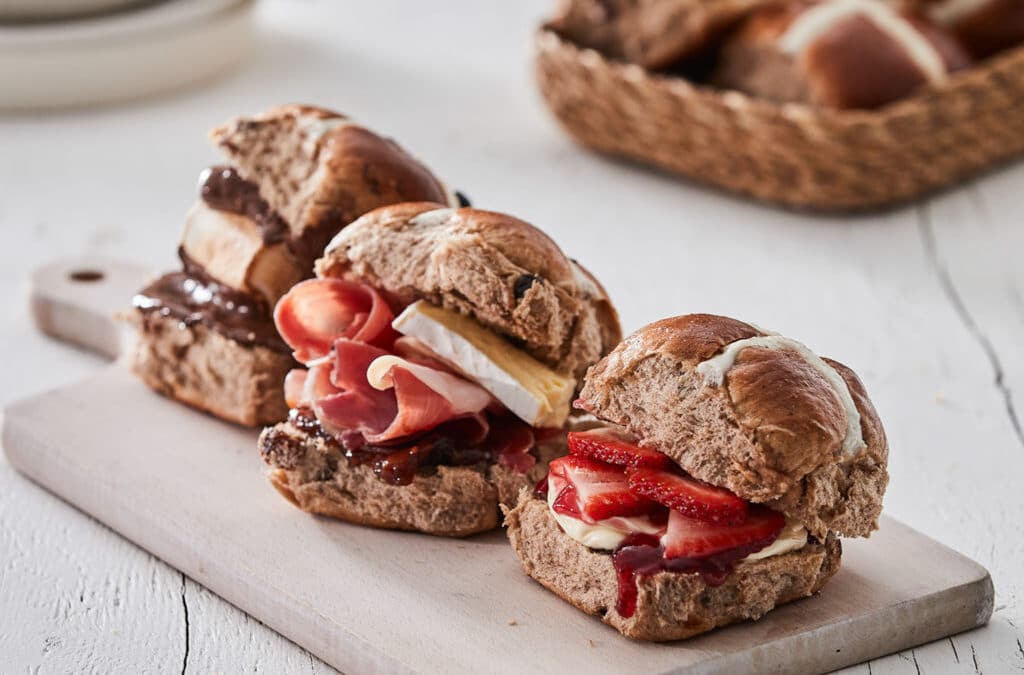 Hot Cross Buns 3 Ways Recipe