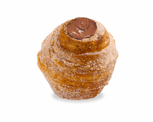 Choc Hazelnut Cruffin