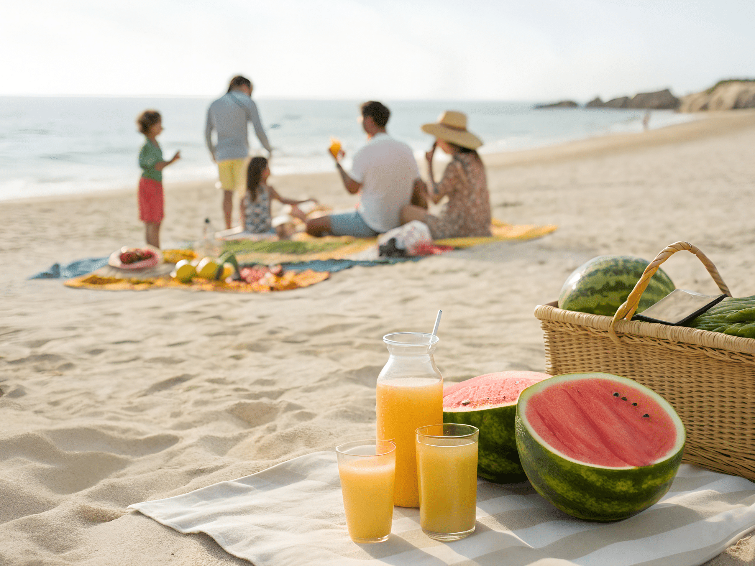 Bakers Delight savoury rolls, mini rolls and finger buns packed in a beach cooler for a New Zealand summer picnic.