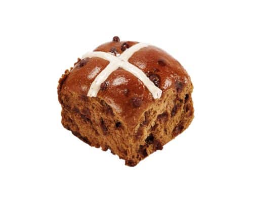 Mocha Hot Cross Bun