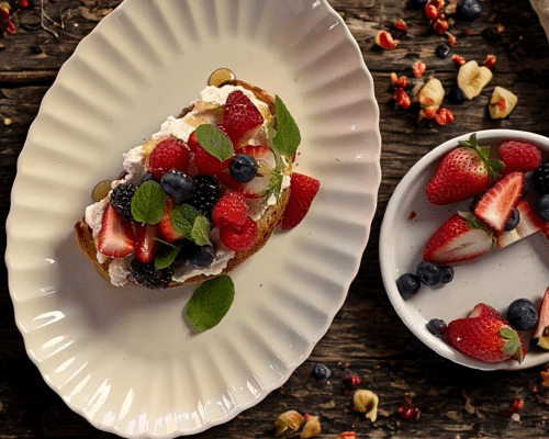 Loaded Summer Fruit Sourdough Toast