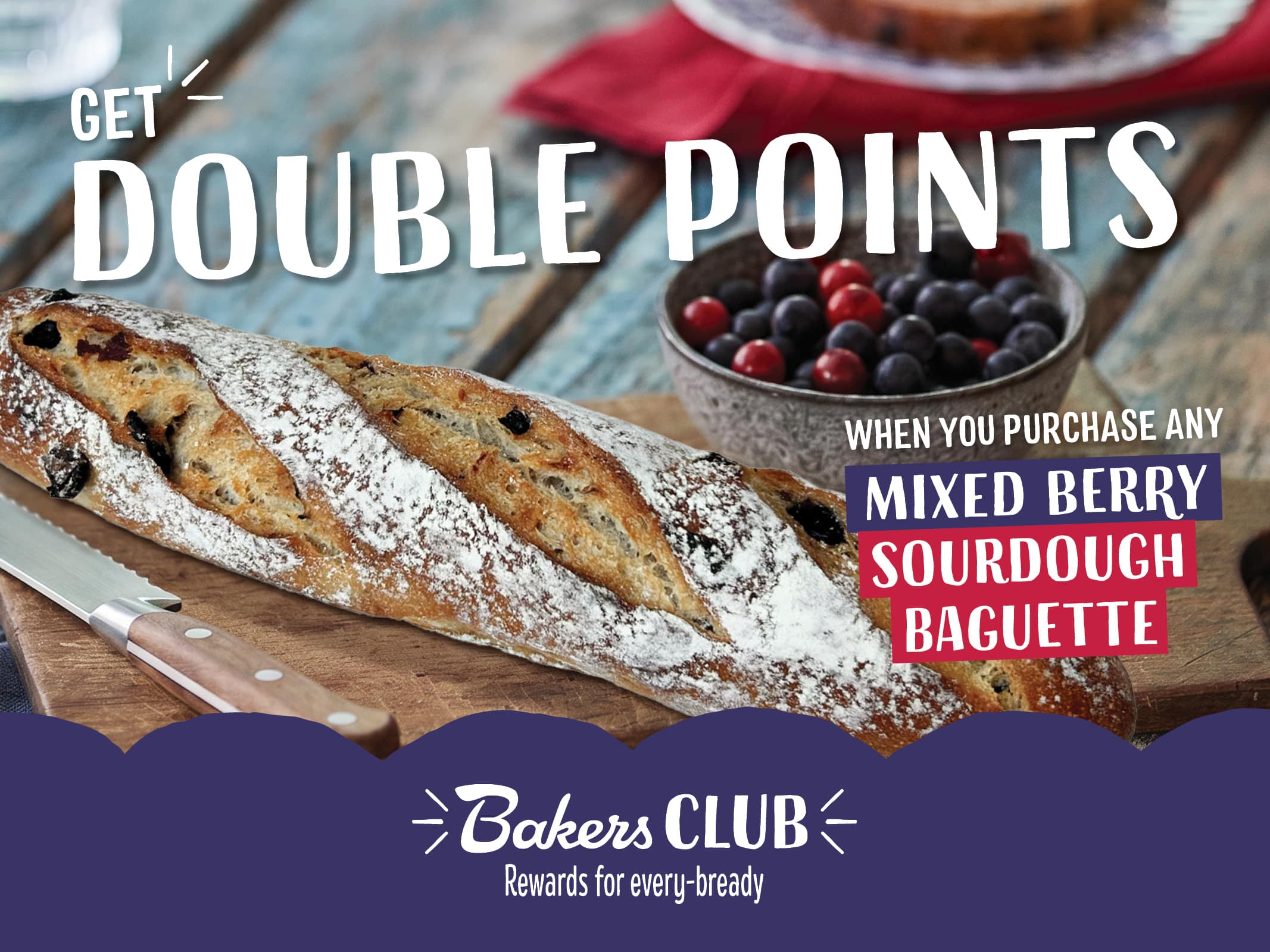 Bakers Delight Sea Salt Turkish Loaf on special promotion for $5, available for a limited time for Bakers Club members only.