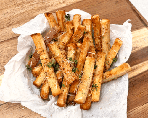 Crispy Parmesan Crust Fries Recipe
